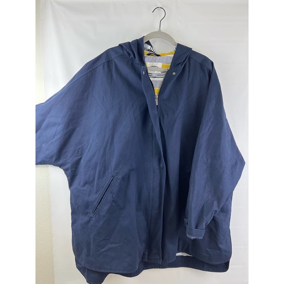 Old Navy Full Zip Lightweight Windbreaker Jacket Mens Size XXLarge Blue Pockets - Picture 2 of 8